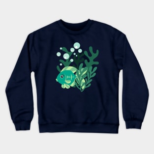 Mod Cute Fish - Retro Inspired Cute MCM Crewneck Sweatshirt